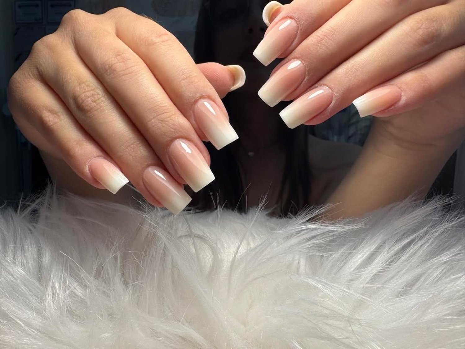 Unghie nude ombré — Bella nails & body art Palermo